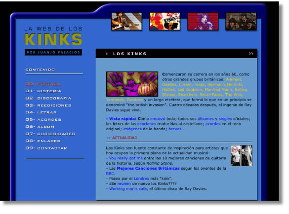 La Web de la Semana: La Web de los Kinks Los de Ray Davies en castellano